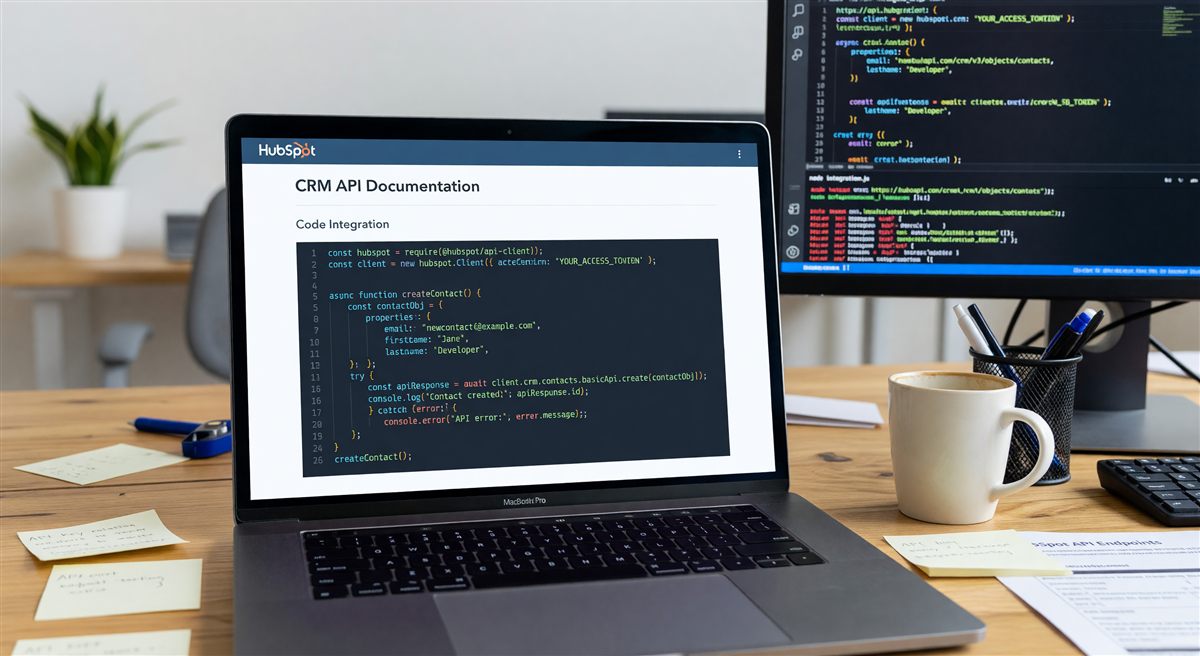 HubSpot API integration code in developer environment